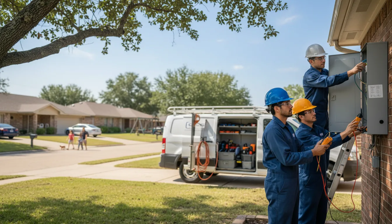 Certified electrician providing emergency electrical services in Garfield, KS